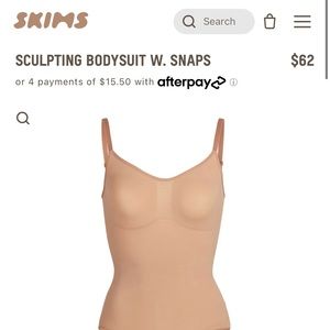 L/XL SKIMS SNAP ON BODY SUITS